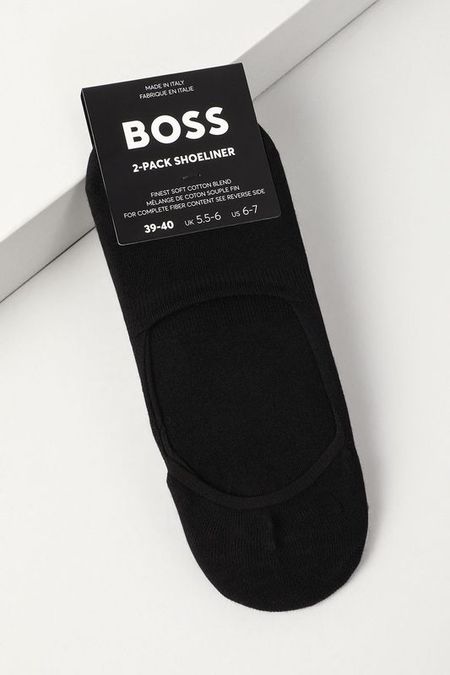 Набор из 2 пар хлопковых подследников BOSS