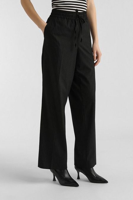 Брюки на эластичном поясе прямого кроя Gerry Weber