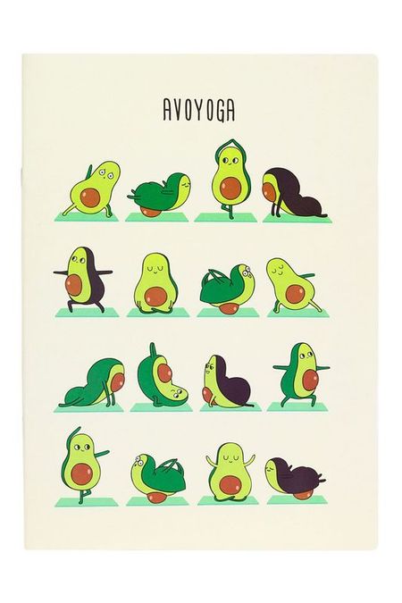 Тетрадь в розовую клетку  А4 Avoyoga Kawaii Factory