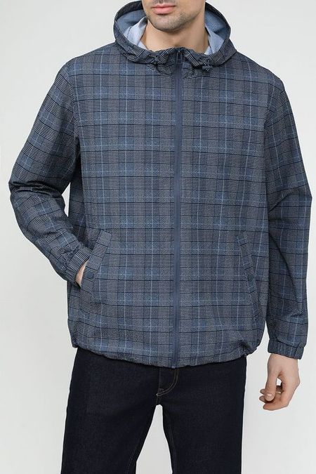 Куртка с капюшоном в клетку Esprit Casual