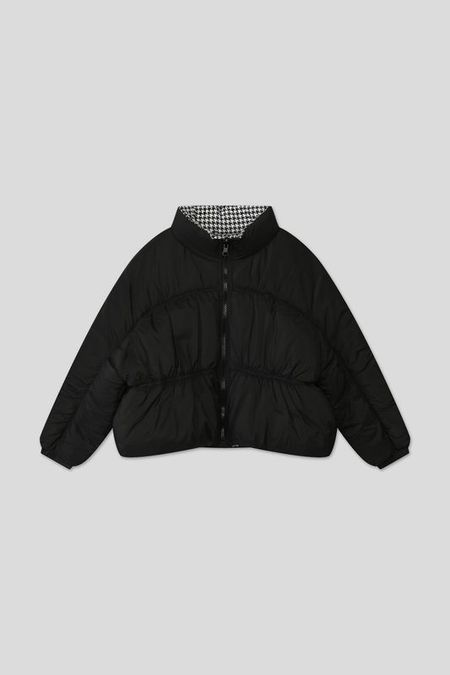 Утепленная куртка с воротником-стойкой Benetton