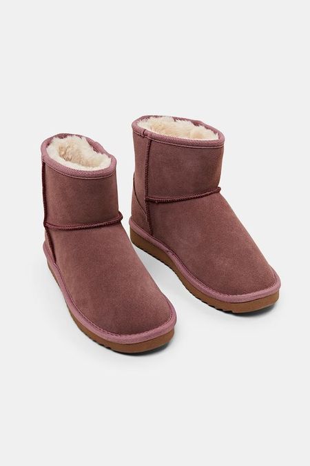 Угги из нубука Esprit