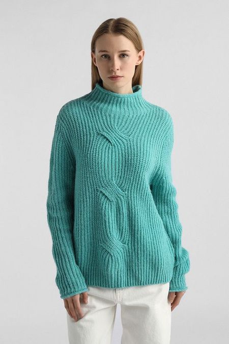 Свитер с вязкой косами на груди Gerry Weber