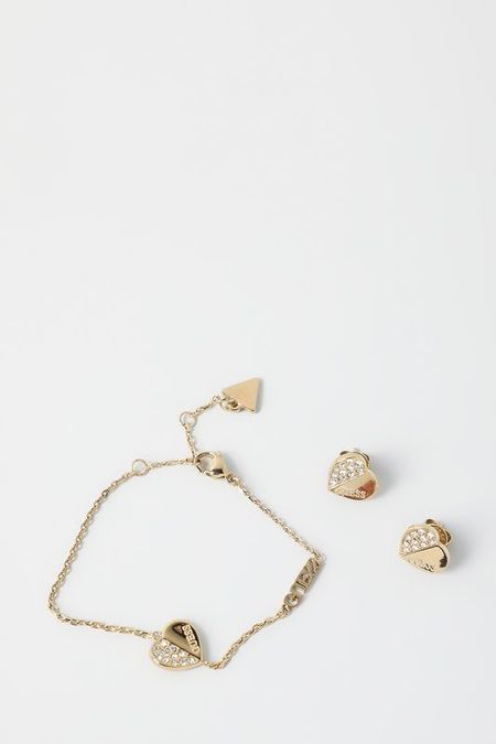 Набор из браслета с сережками Guess