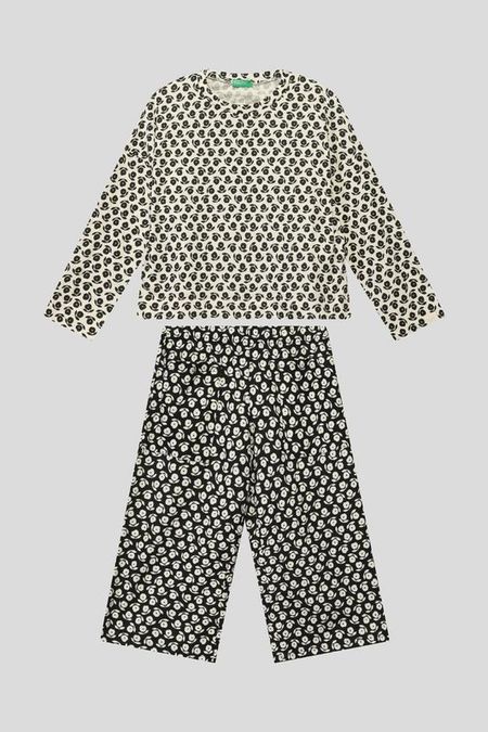 Свободная пижама из хлопка Benetton Undercolors