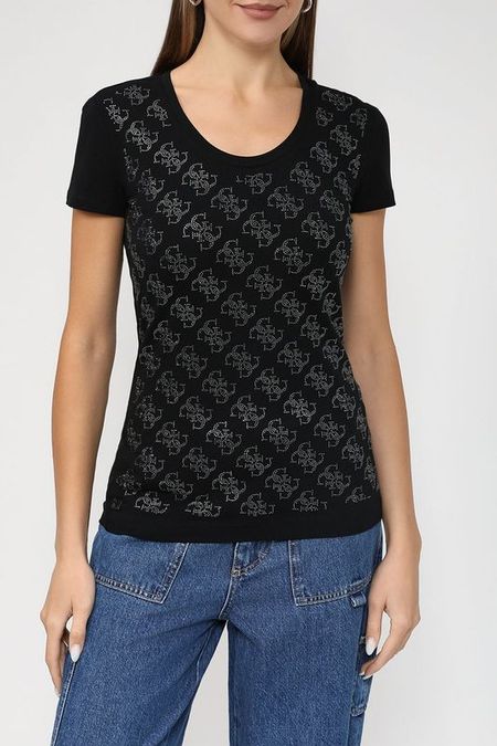 Футболка с декором Guess