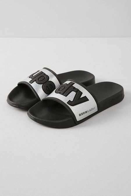 Шлепанцы с логотипом Superdry