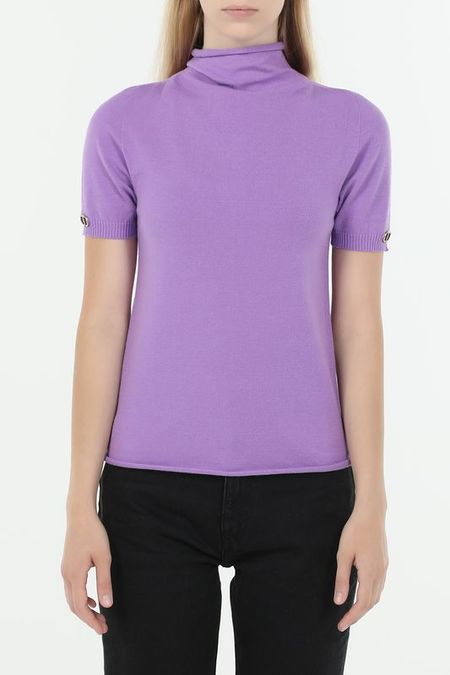 Водолазка с коротким рукавом из вискозы TWINSET