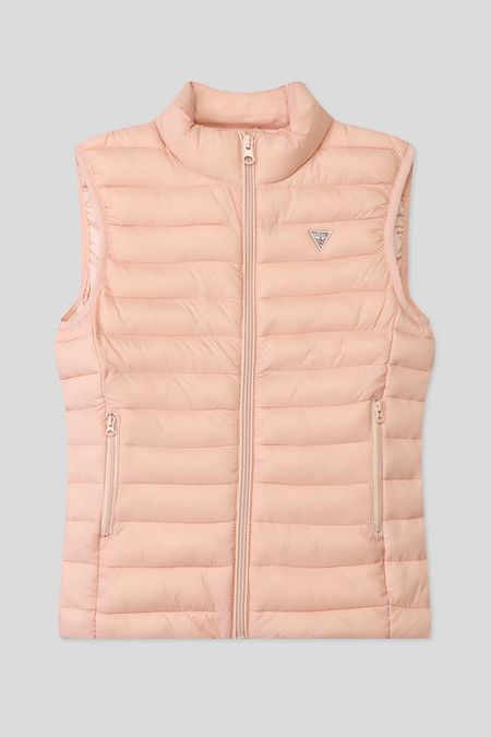 Жилет утепленный с воротником стойкой Guess
