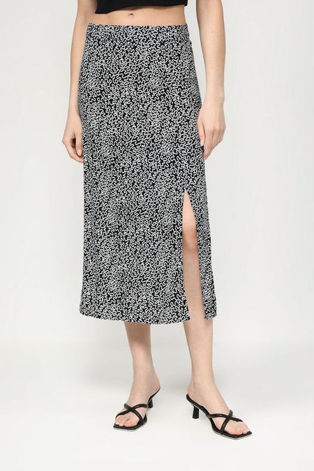 Юбка из вискозы с разрезом Esprit Casual