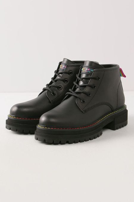 Кожаные ботинки на шнуровке Kurt Geiger