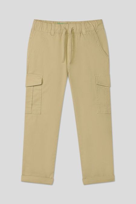 Брюки хлопковые с карманами Benetton