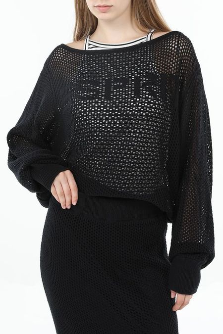 Джемпер хлопковый ажурный Esprit Casual