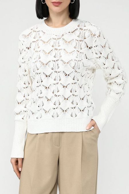 Джемпер хлопковый ажурный Gerry Weber