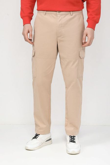 Брюки хлопковые с карманами PEPE JEANS