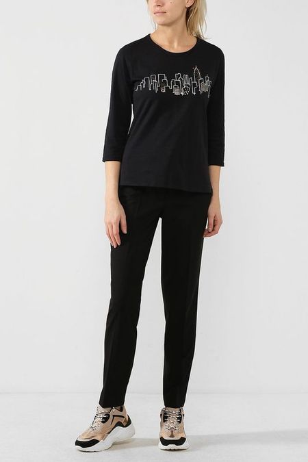 Однотонные брюки со стрелками Esprit Collection