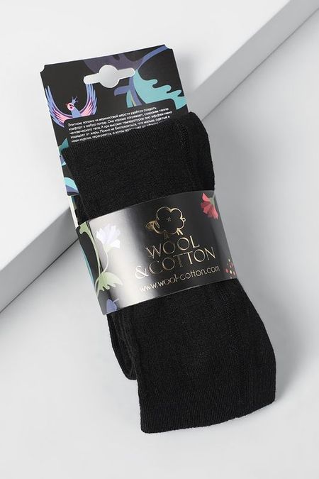 Однотонные колготки с добавлением шерсти Wool&Cotton