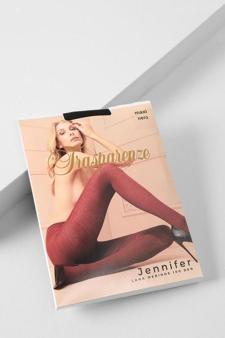Колготки из шерсти мериноса Jennifer 100 den Trasparenze
