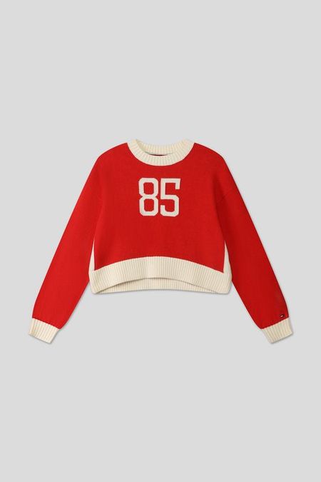 Джемпер хлопковый укороченный Tommy Hilfiger