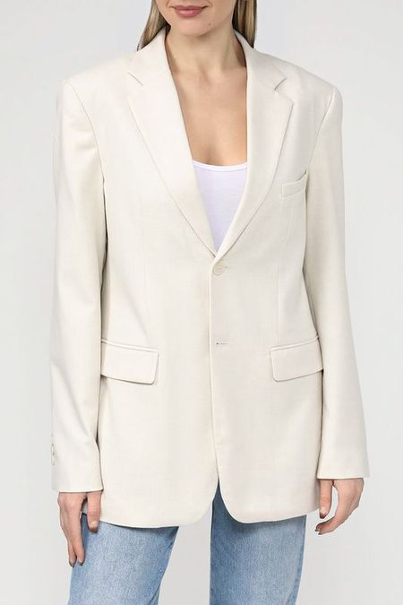 Однобортный пиджак прямого кроя Esprit Casual