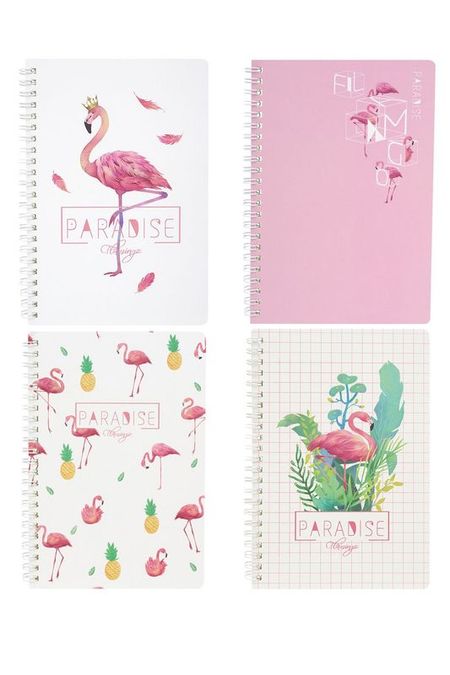 Тетрадь 60 листов Pink Flamingo в ассортименте Kawaii Factory