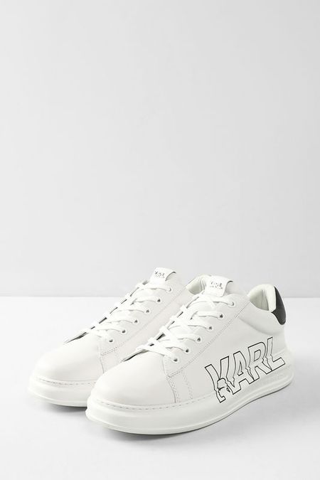 Кожаные кеды Karl Lagerfeld