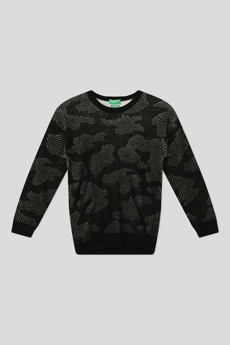 Джемпер с принтом Benetton