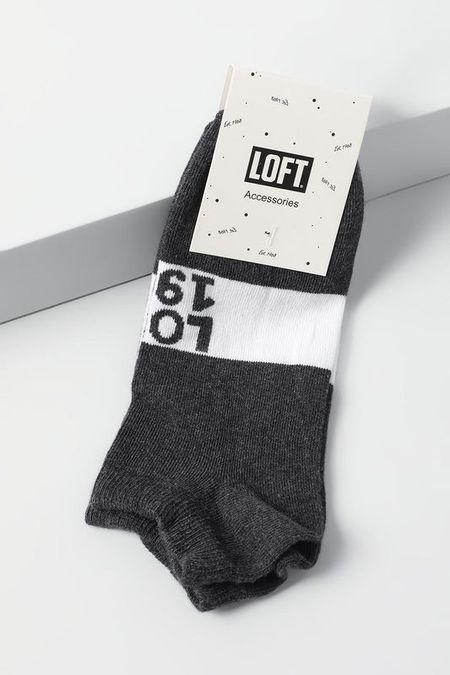 Носки укороченные с принтом Loft