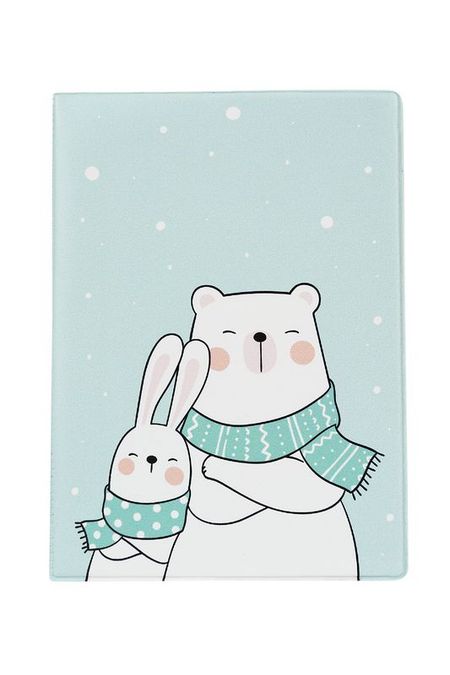 Обложка для паспорта Зимние звери Kawaii Factory