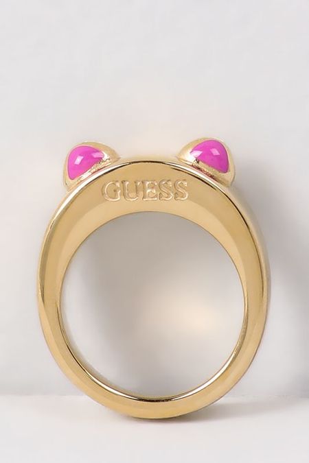Кольцо с логотипом Guess