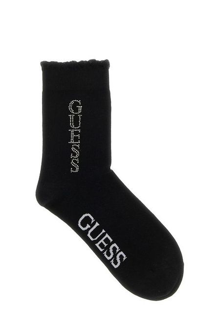 Носки хлопковые классические со стразами Guess