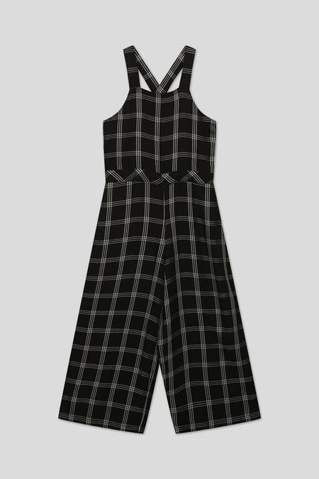 Комбинезон на лямках в клетку Benetton