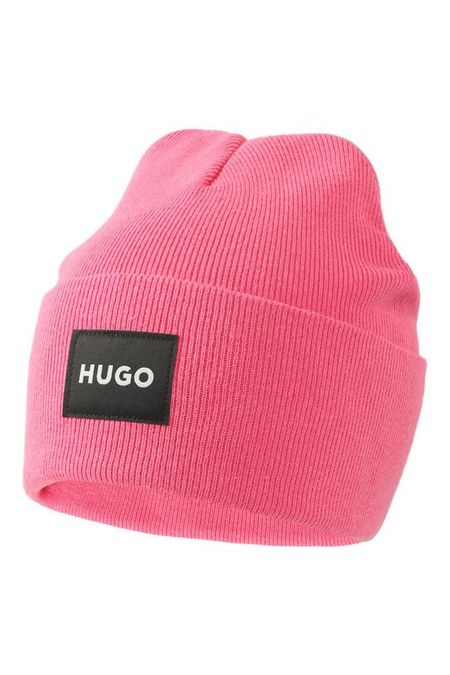 Шапка с отворотом HUGO