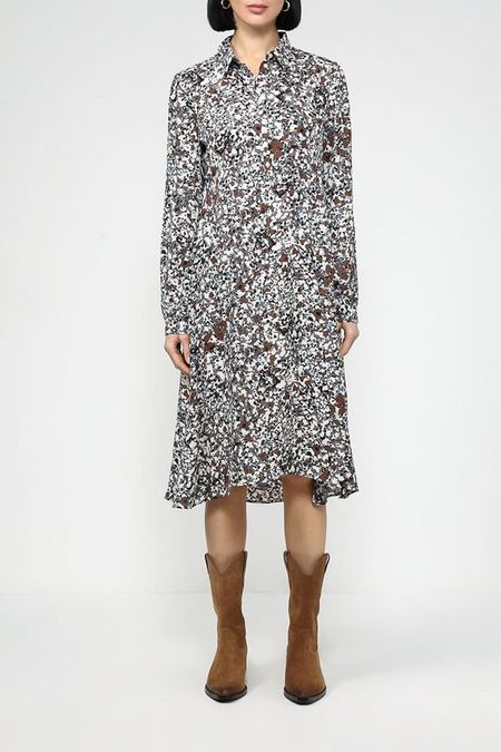 Платье с принтом Esprit Collection