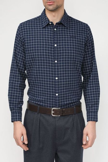 Хлопковая рубашка в клетку PEPE JEANS