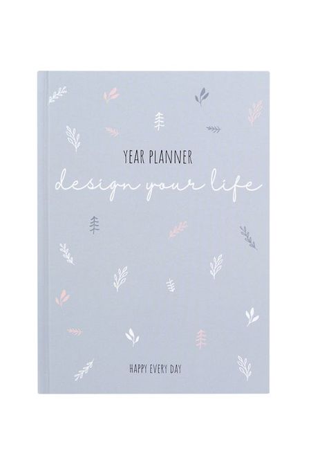 Ежедневник с принтом листья «Design your life» Kawaii Factory