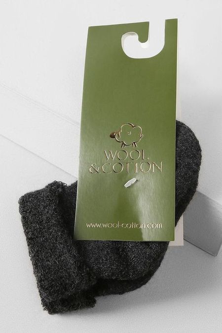 Плюшевые носки для младенцев Wool&Cotton