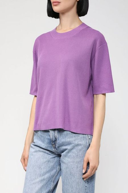 Хлопковый джемпер с коротким рукавом Marc O'Polo
