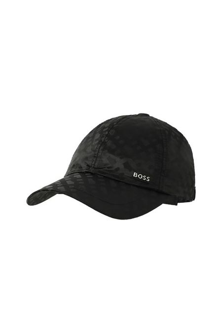 Бейсболка с логотипом бренда BOSS