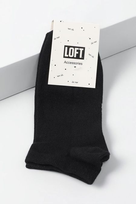 Хлопковые носки укороченные Loft