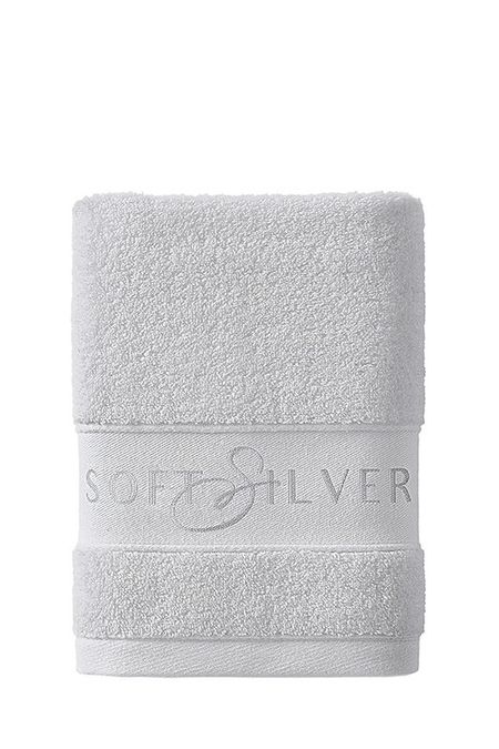 Полотенце хлопковое махровое с антибактериальным эффектом Soft Silver