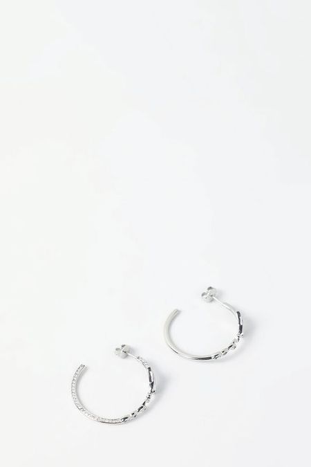 Серьги с кристаллами Guess