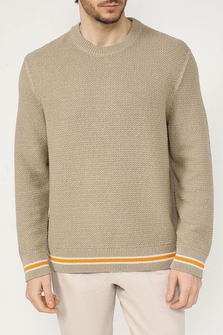 Джемпер хлопковый с контрастными деталями Marc O'Polo Denim