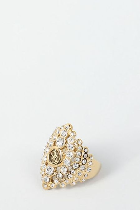 Кольцо с кристаллами Guess