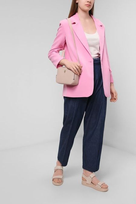 Брюки с защипами EMPORIO ARMANI