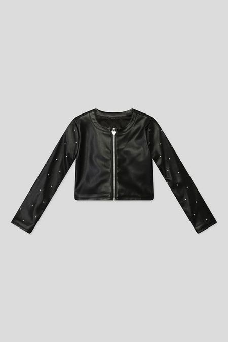 Куртка из искусственной кожи укороченного кроя Guess