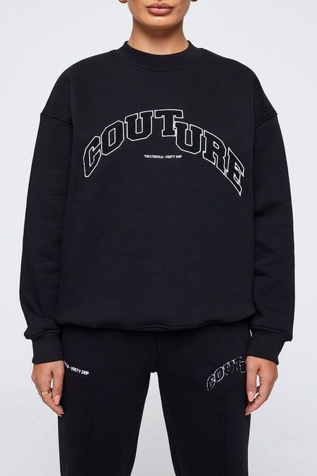 Свитшот с вышитым логотипом The Couture Club