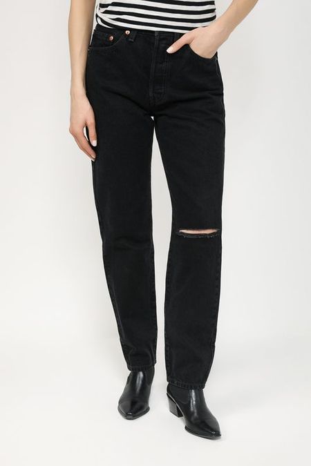 Джинсы 501'81 с декоративным разрезом LEVI'S