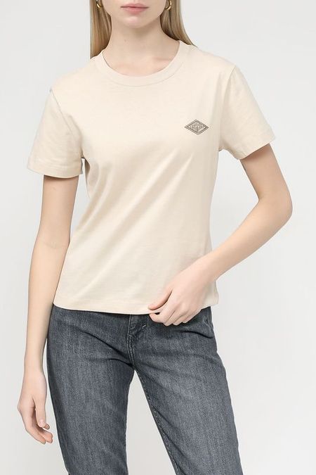 Хлопковая футболка Esprit Casual