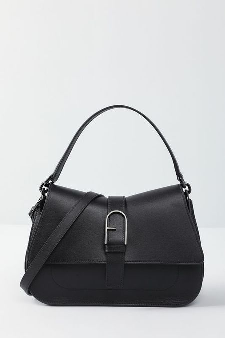 Кожаная сумка сетчел Flow M Furla